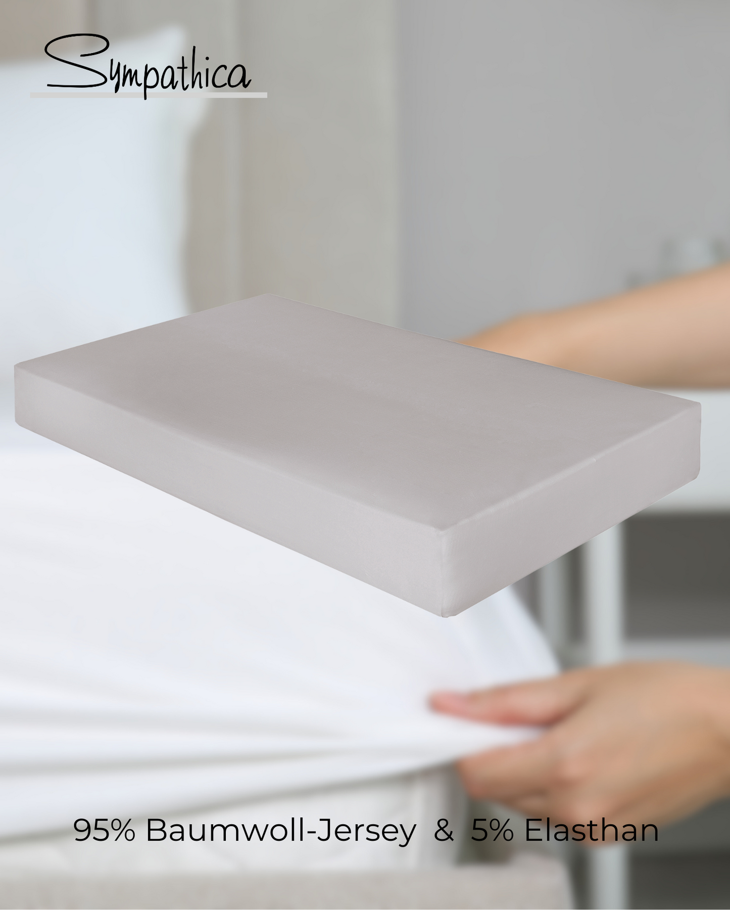 fitted sheet Sympathica Nova Silver 425 