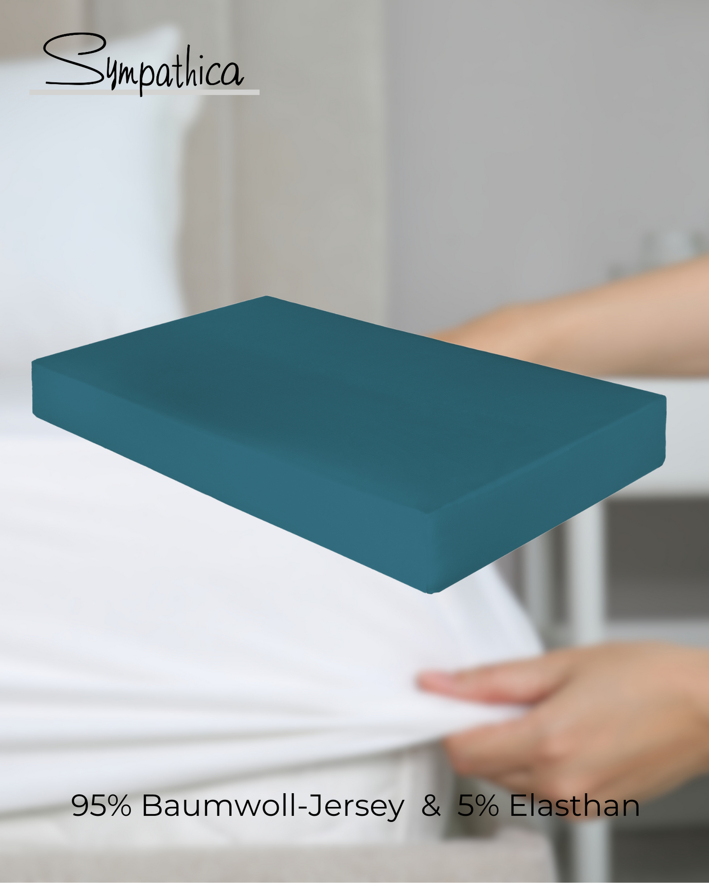 fitted sheet Sympathica Nova Petrol 529 