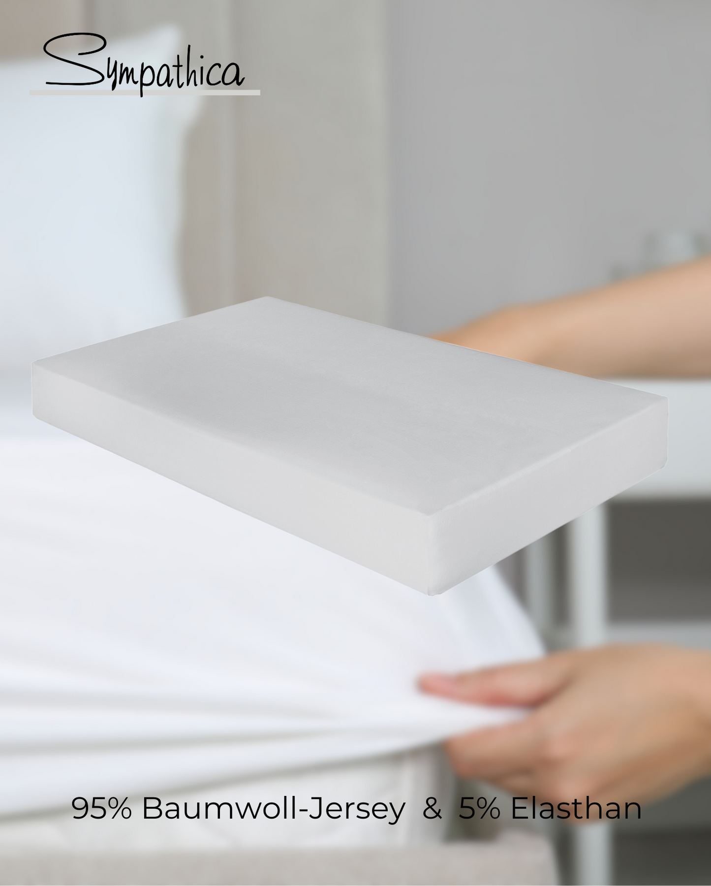 Fitted Sheet Sympathica Nova Silver Grey 577 