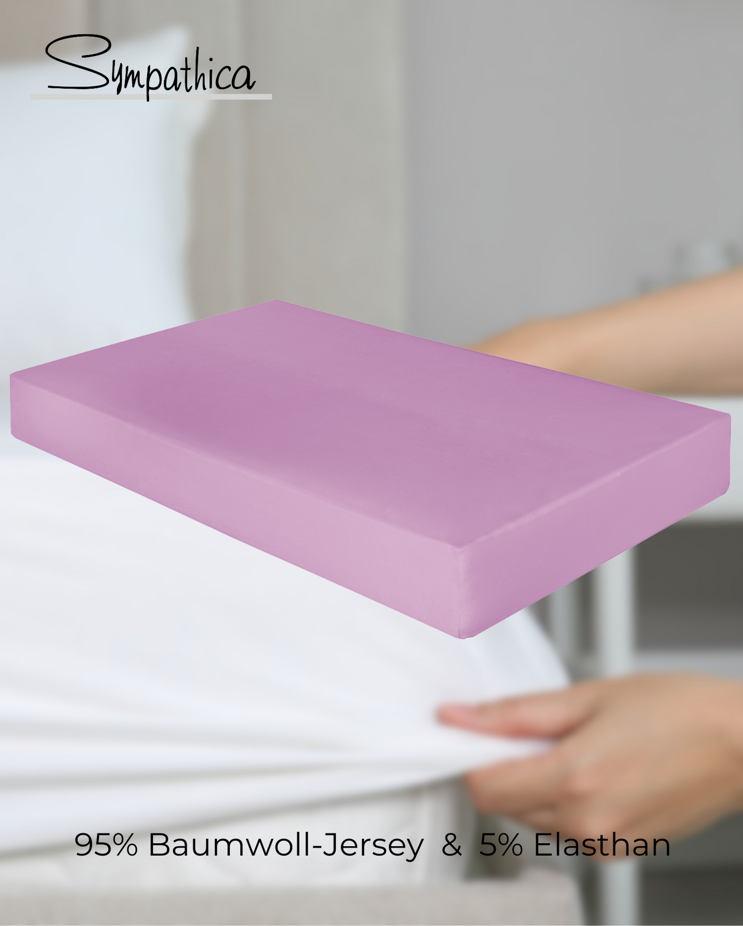 Fitted Sheet Sympathica Nova Lavender 722 