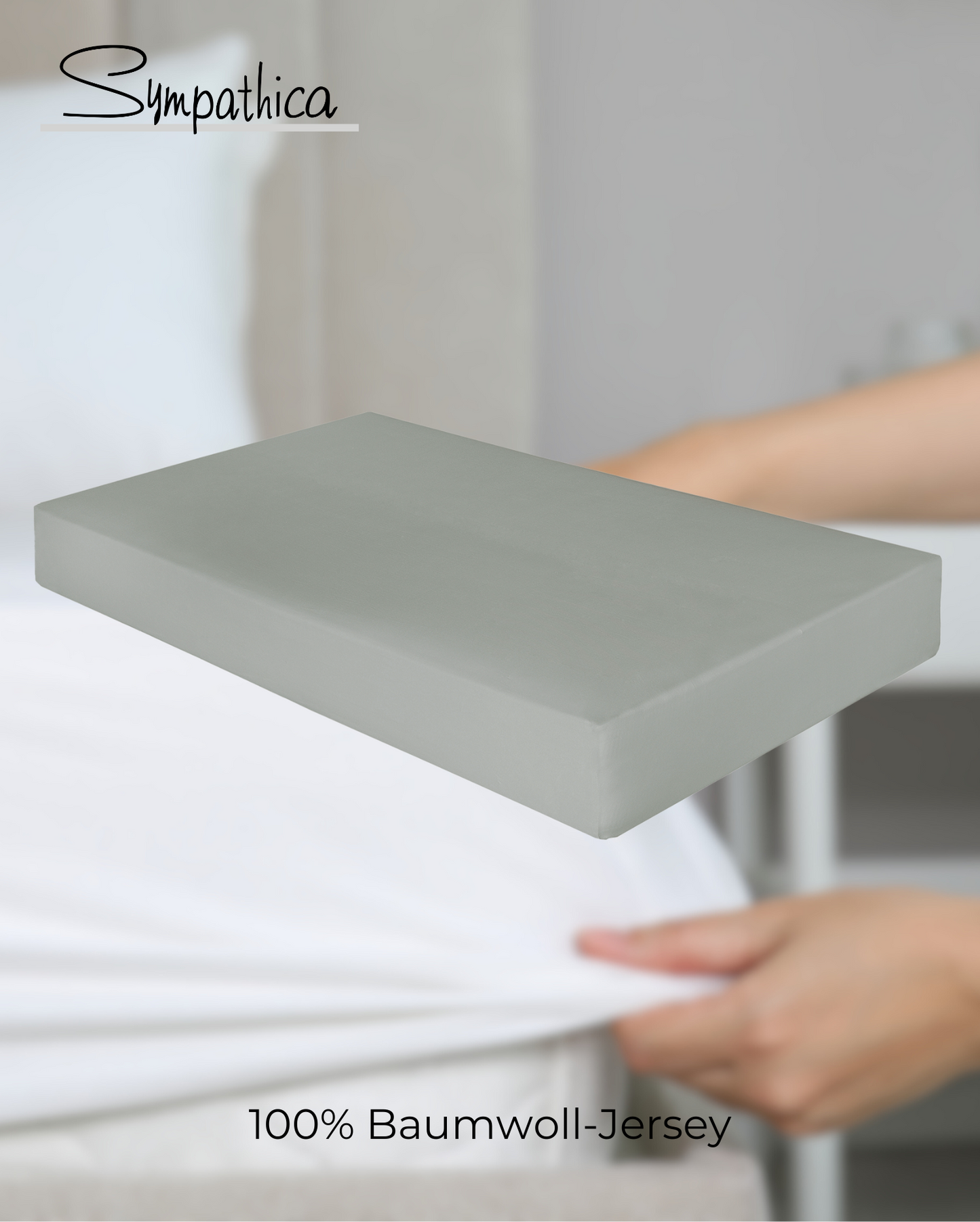 Fitted Sheet Sympathica Vision Silver 47 