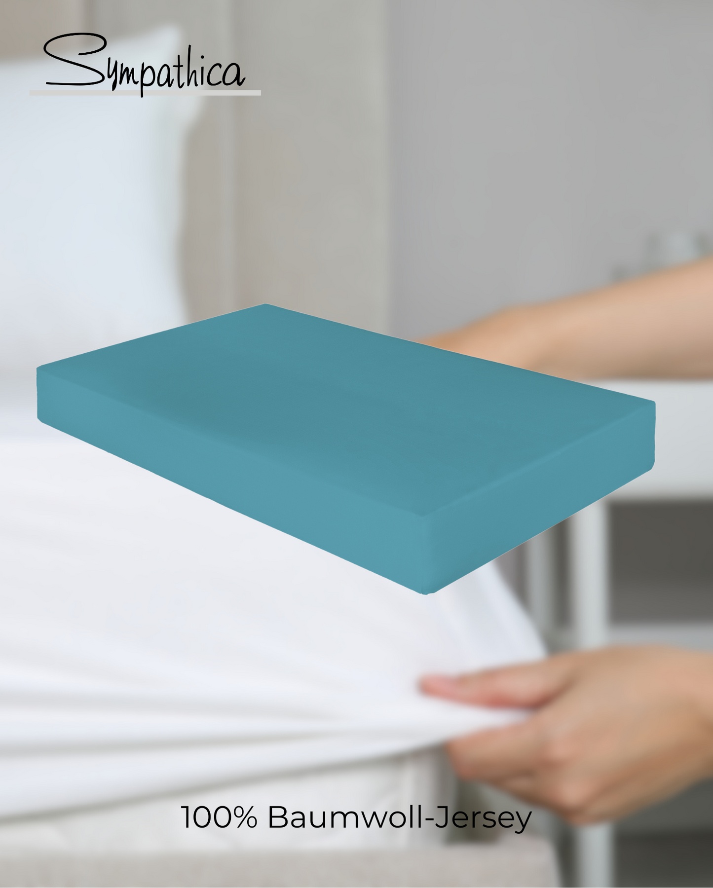 fitted sheet Sympathica Vision Ocean 93 