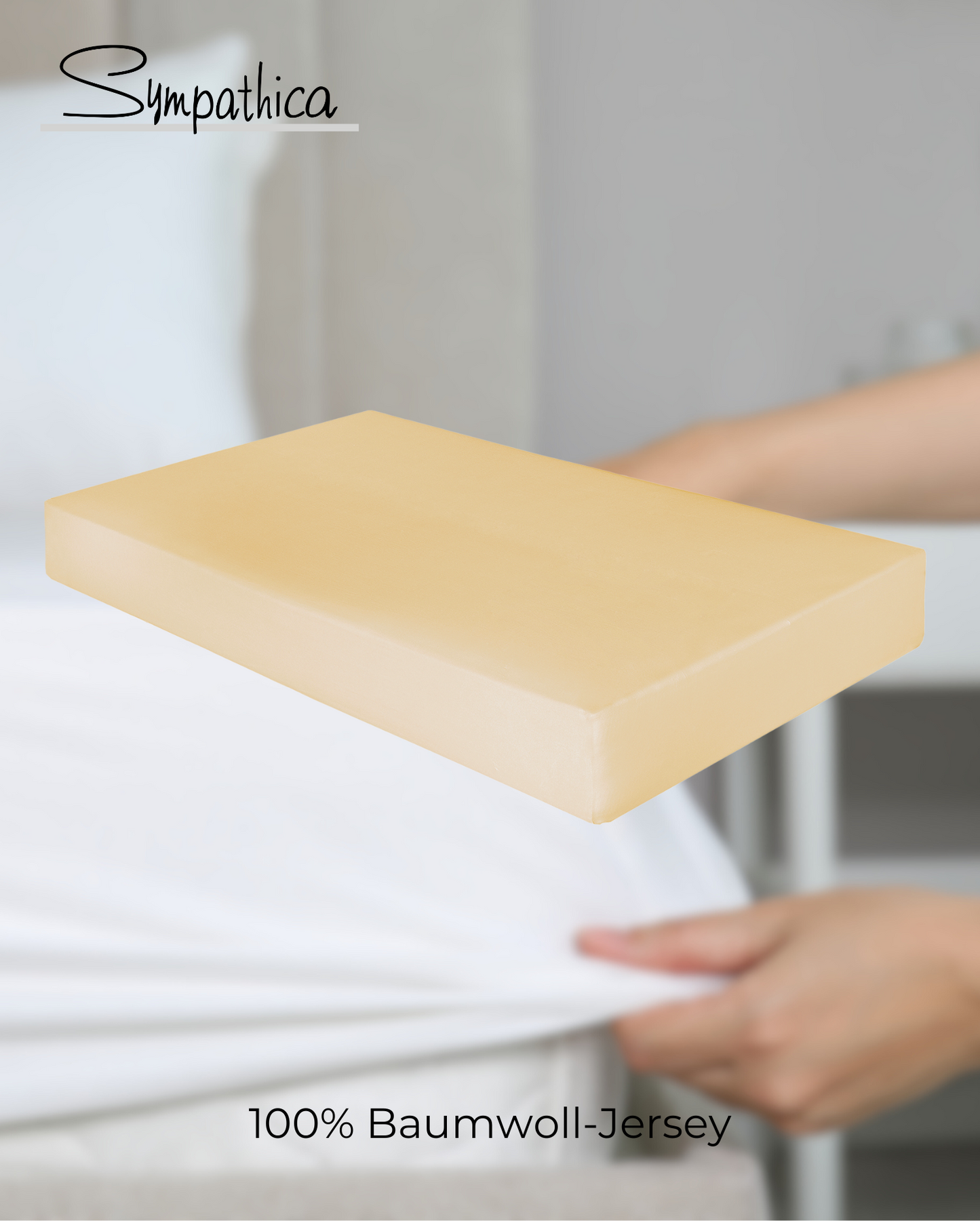 Fitted Sheet Sympathica Vision Vanilla 05 