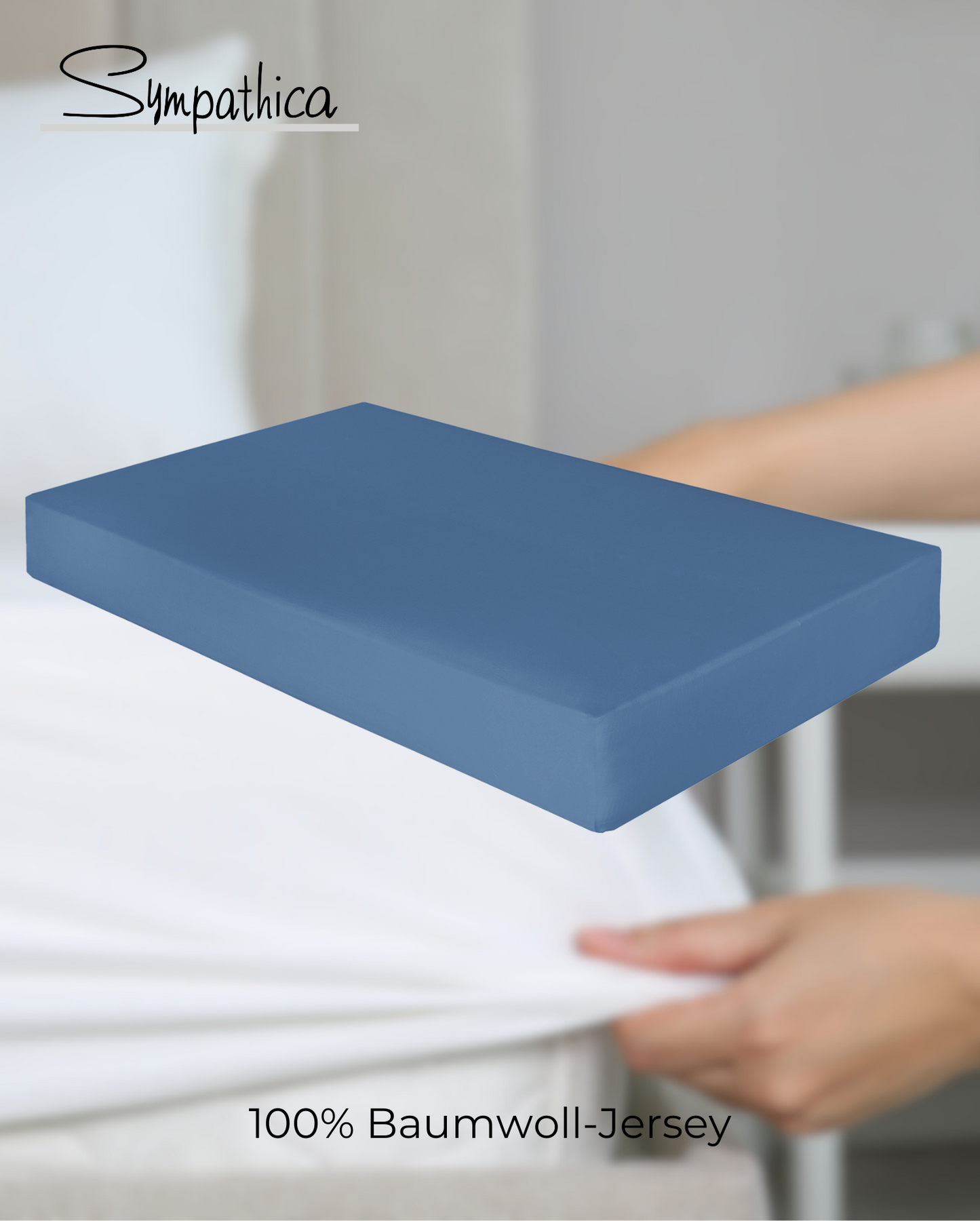 fitted sheet Sympathica Vision Azur 10 