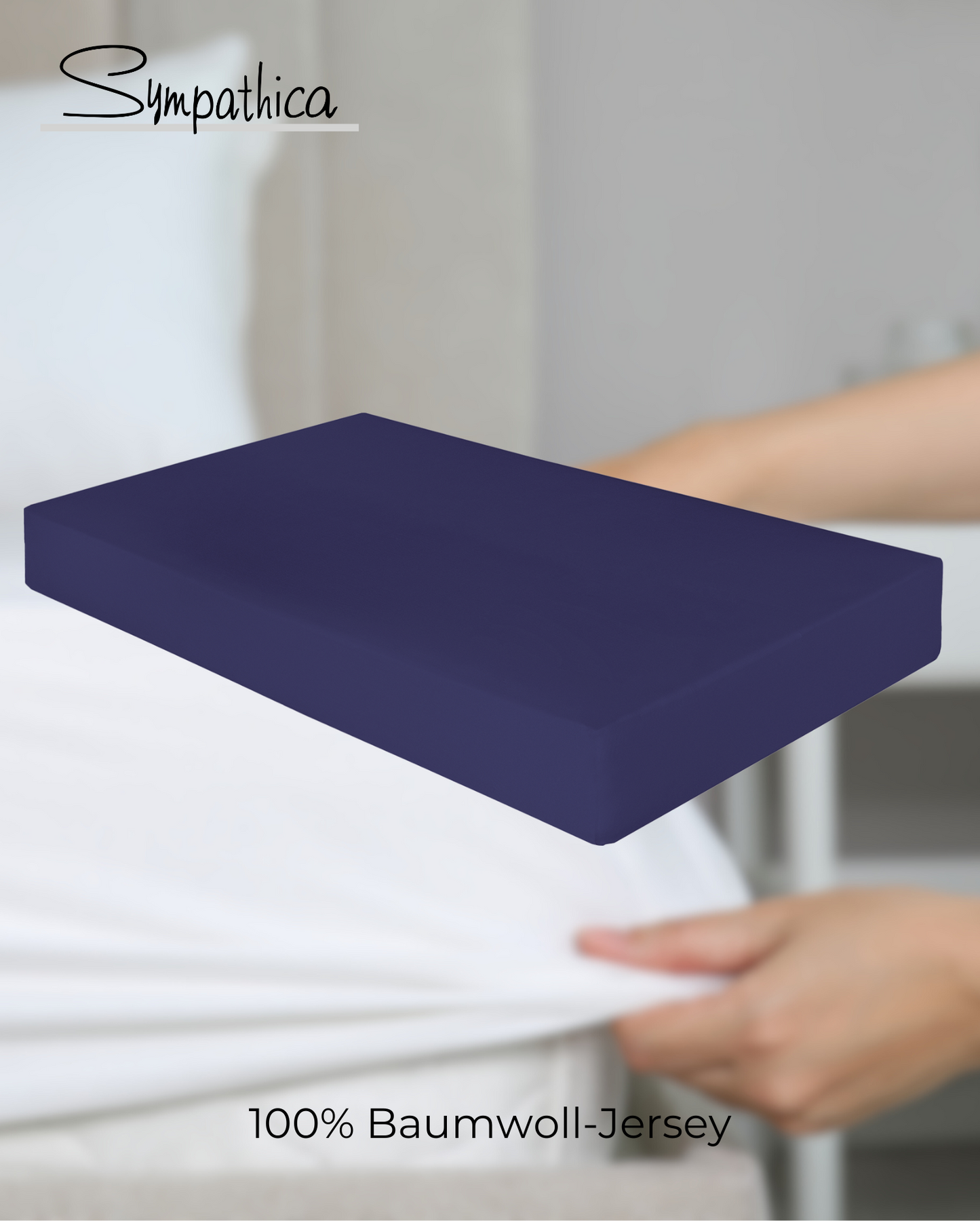 Fitted Sheet Sympathica Vision Cobalt 34 