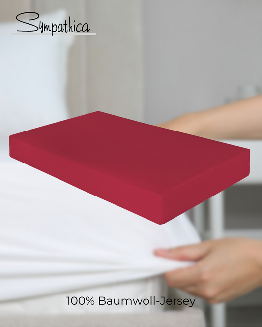 Fitted Sheet Sympathica Vision Carmine 38 