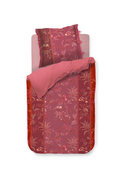 Percale bed linen PIP STUDIO Isola Pink/Pink