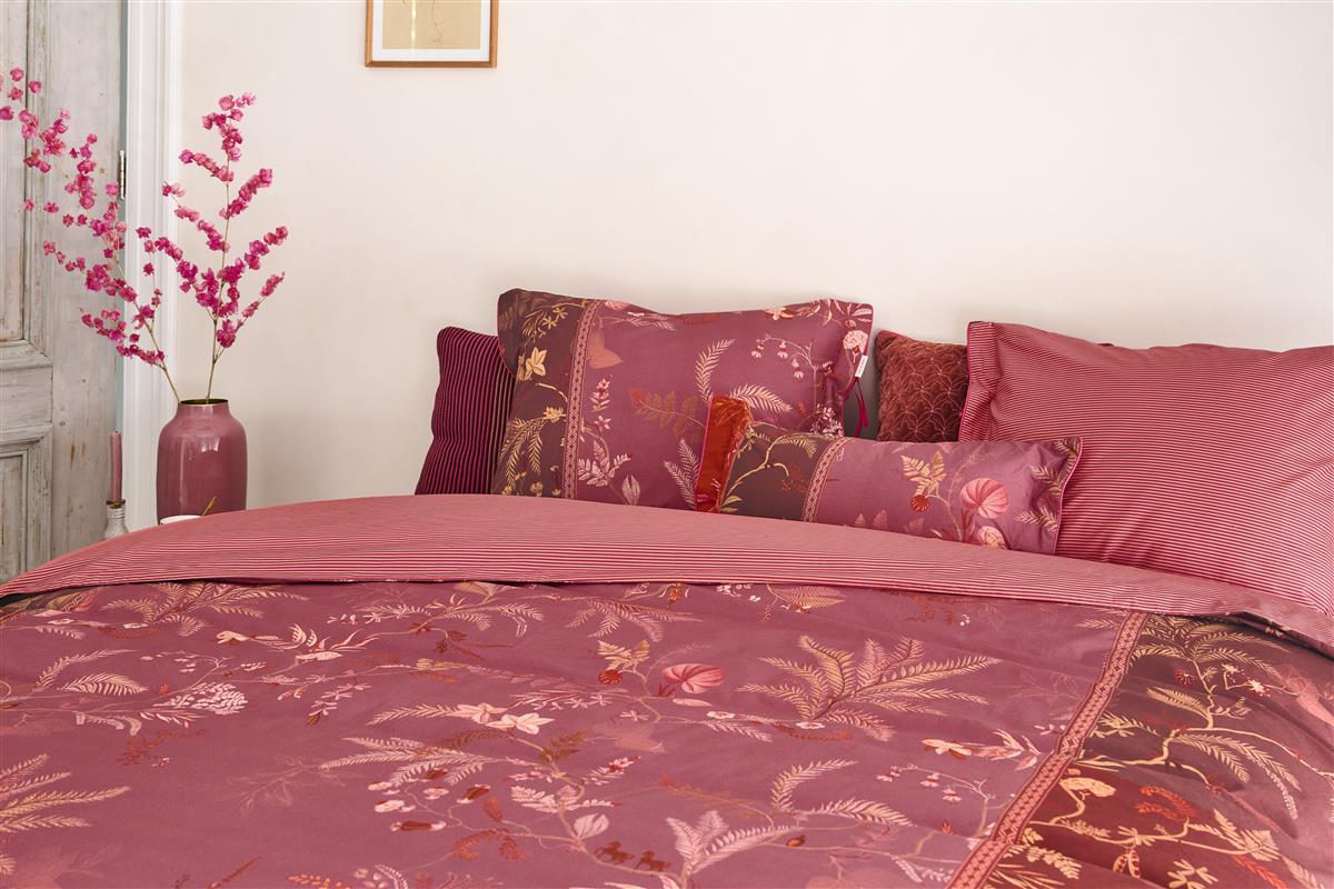 Percale bed linen PIP STUDIO Isola Pink/Pink