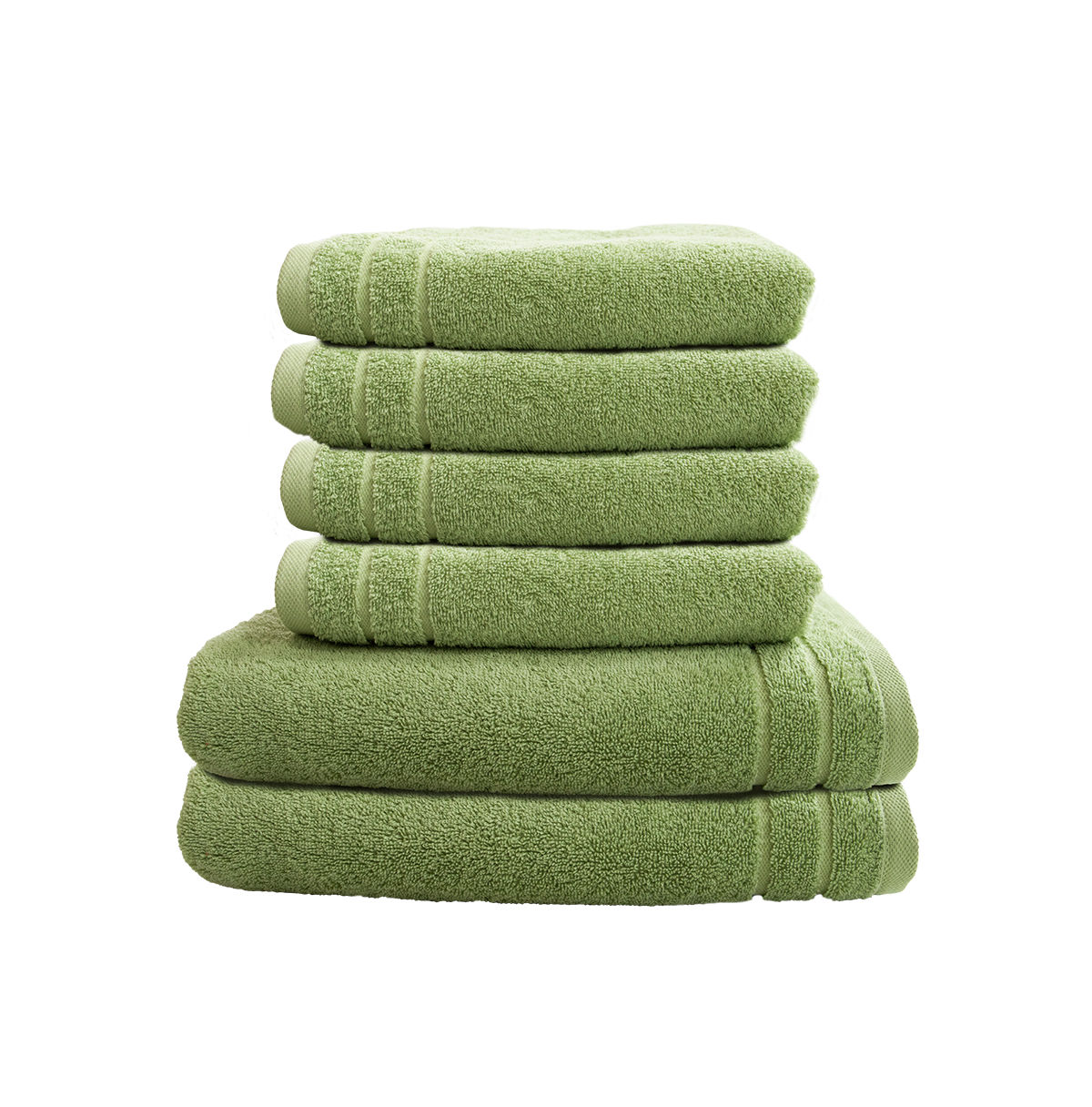 Handtuch CARL COTTON Trend, 500g/m², 100% Baumwolle - Avocado