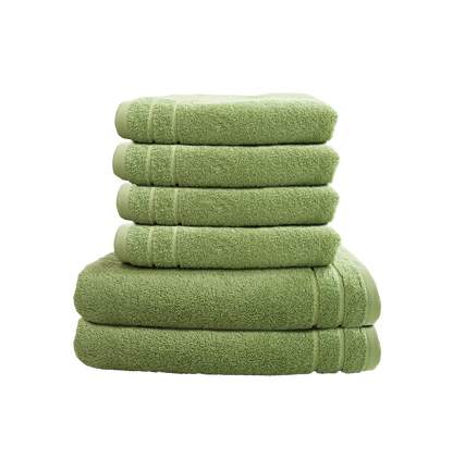 Handtuch CARL COTTON Trend, 500g/m², 100% Baumwolle - Avocado