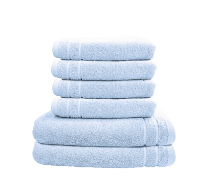 Handtuch CARL COTTON Trend, 500g/m², 100% Baumwolle - Eisblau