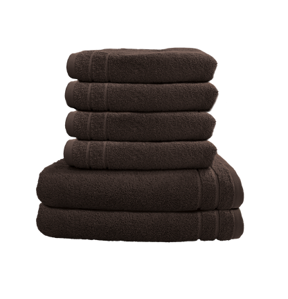 Handtuch CARL COTTON Trend, 500g/m², 100% Baumwolle - Espresso/Braun