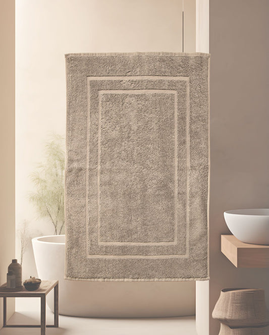 Bath mat CARL COTTON Trend Taupe 50x70cm 100% cotton