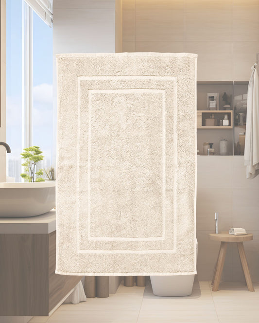 Badematte CARL COTTON Trend, 500g/m², 50x70cm, 100% Baumwolle - Leinen