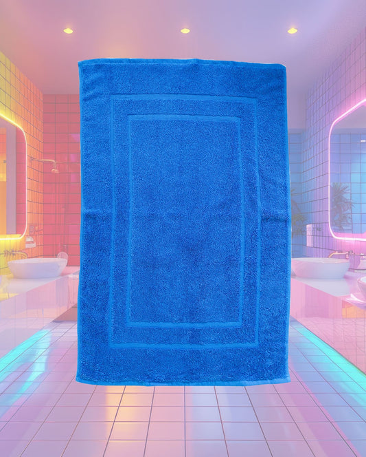 Bath mat CARL COTTON Trend Electric Blue 50x70cm 100% cotton