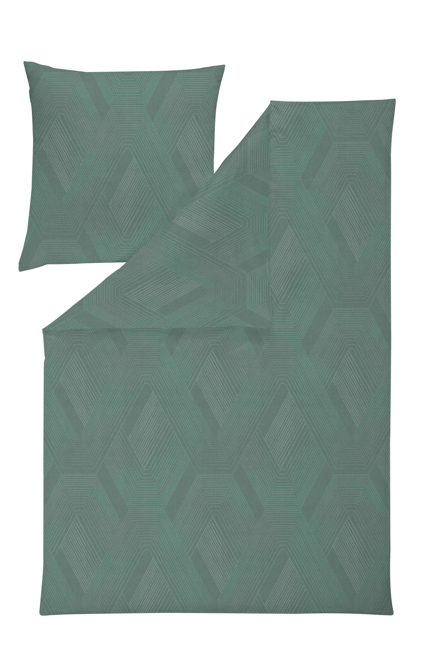 Mako-Interlock-Jersey Bettwäsche ESTELLA Emerald