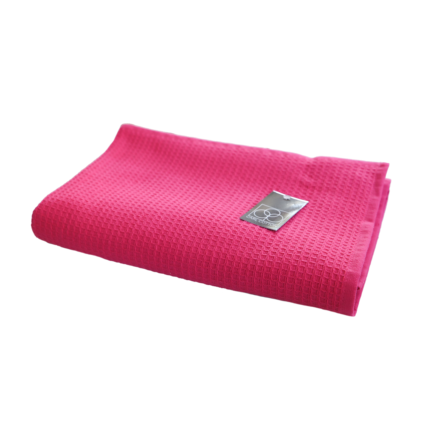 Handtuch Waffelpiqué CARL COTTON Fuchsia/Pink