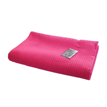 Towel CARL COTTON Waffle Piqué Fuchsia/Pink