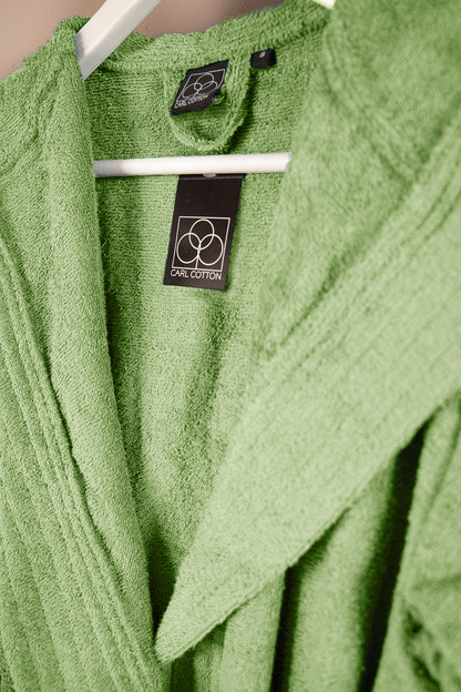 Bathrobe CARL COTTON unisex - Avocado