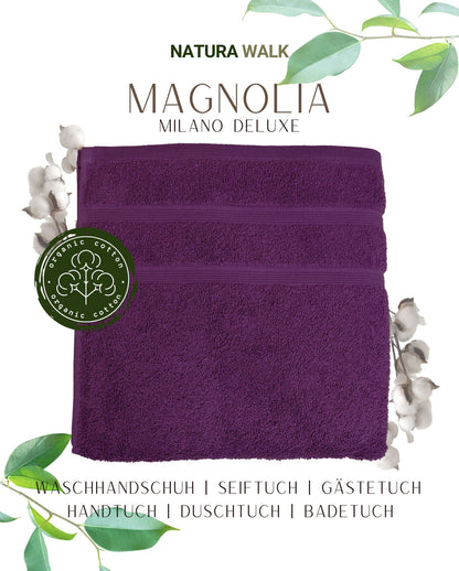 Towel Organic Cotton NATURAWALK Milano Deluxe Magnolia