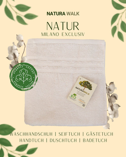 Towel Organic Cotton NATURAWALK Milano Exclusiv Natur