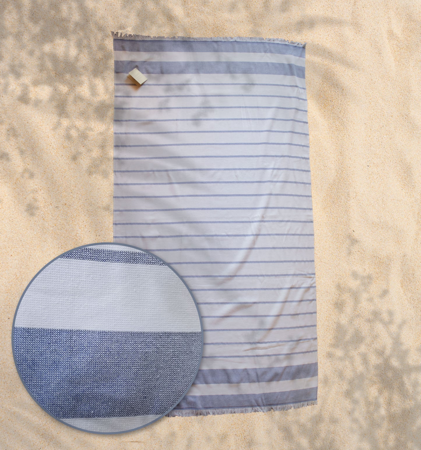 Beach towel NATURAWALK Ancona, 96x180, terry cloth, 100% organic cotton