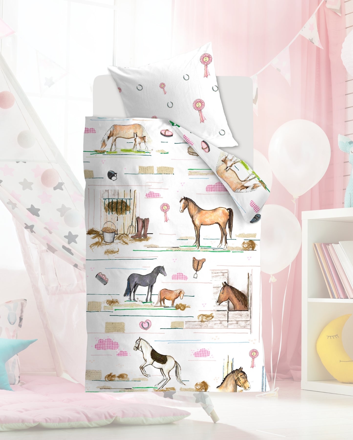 Children's bed linen Covers &amp; Co Horse Magic 135x200cm