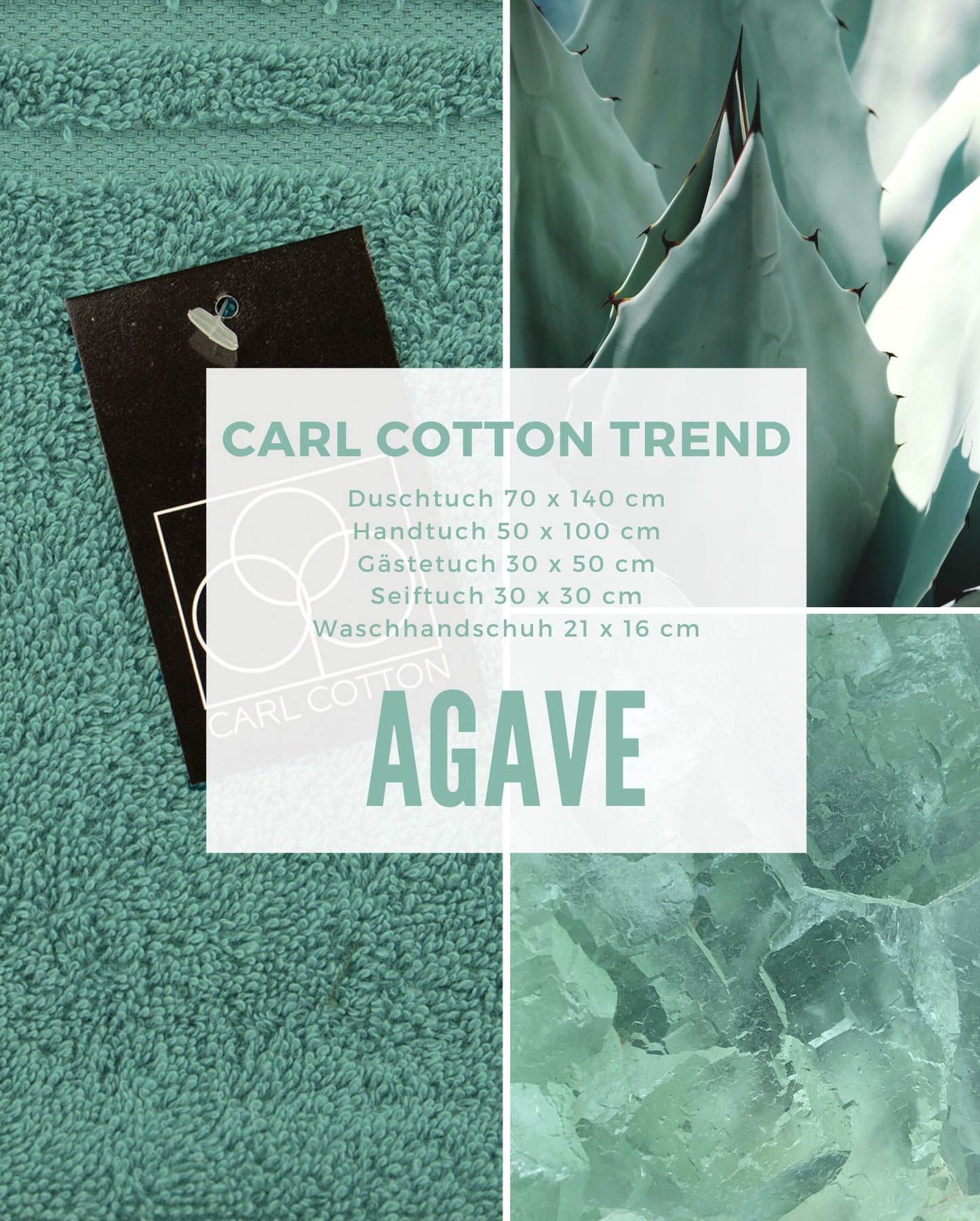 Handtuch CARL COTTON Trend Agave