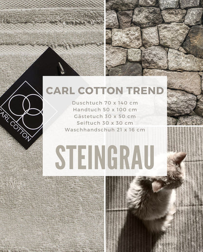 Towel CARL COTTON Trend Stone Grey