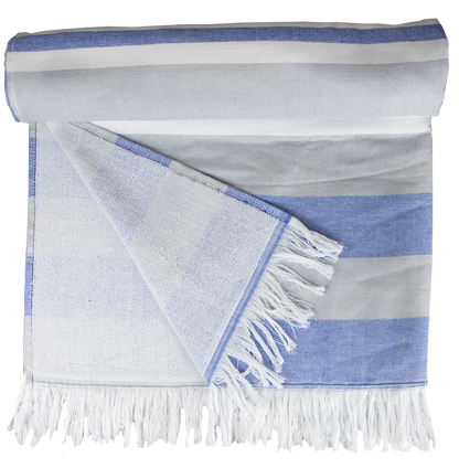 Hammam towel blue/gray