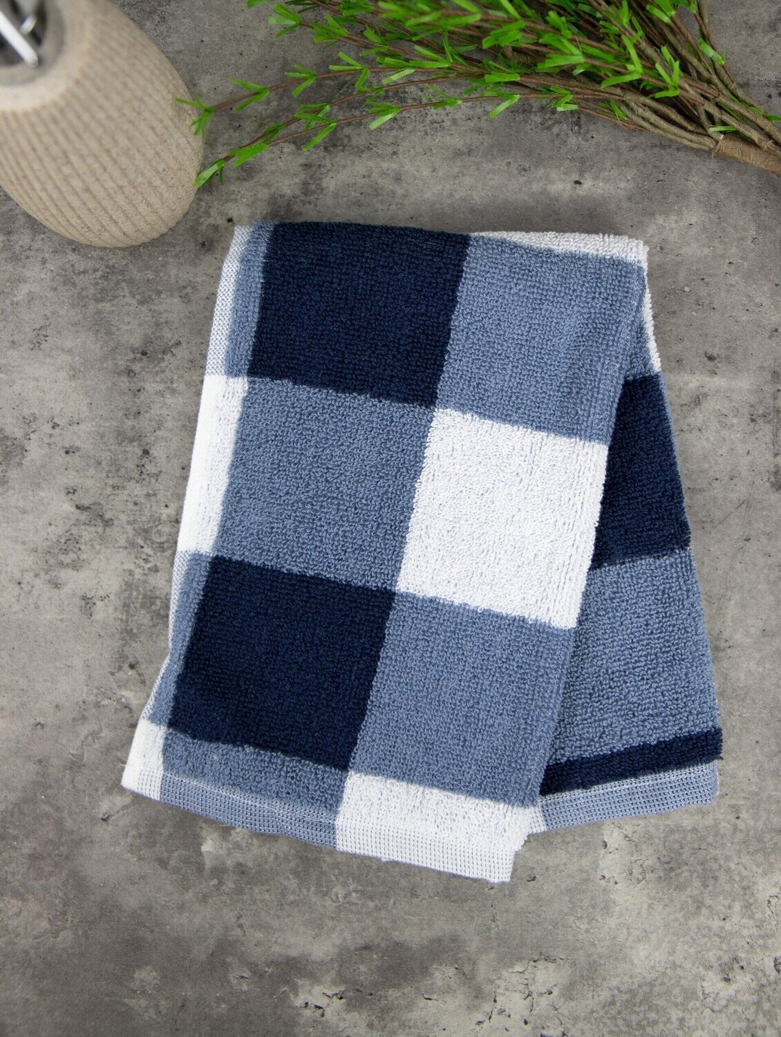 Gästetuch Marieke Blue plaid